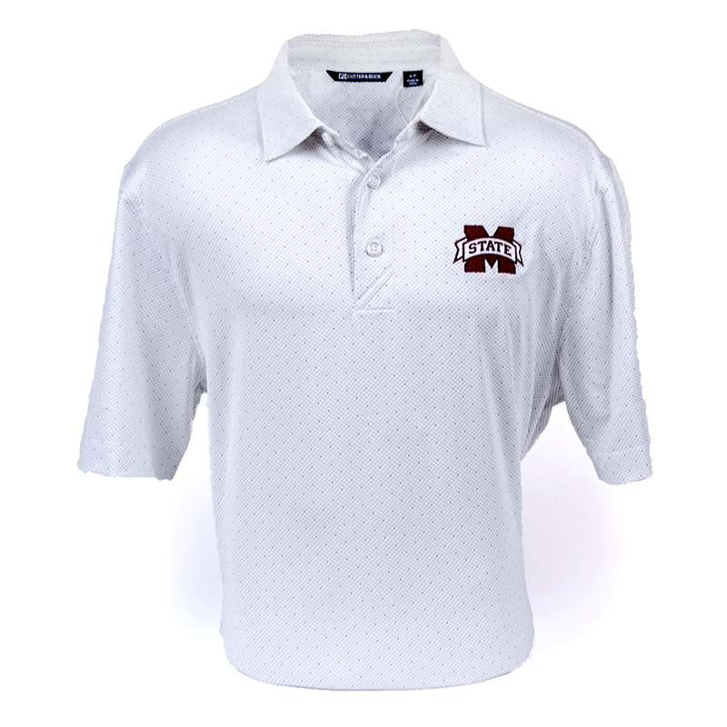 Cutter & Buck Polo Men's Pike Double Dot Print M-State