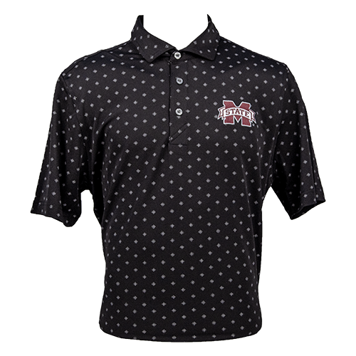 Polo Men's Short Sleeve Virtue Eco Tile Print M-State