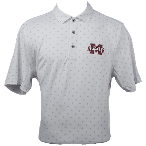 Polo Men's Short Sleeve Virtue Eco Tile Print M-State