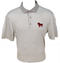 Polo Men's Virtue Eco Micro Stripe Bulldog Silhouette