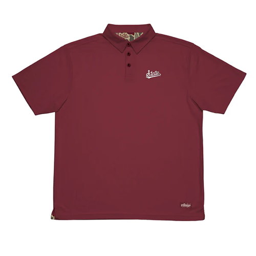 Polo Men's Venturer Under Collar Camo Script State