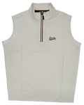 Horn Legend Polo Vest Quarter Zip Micro Script State