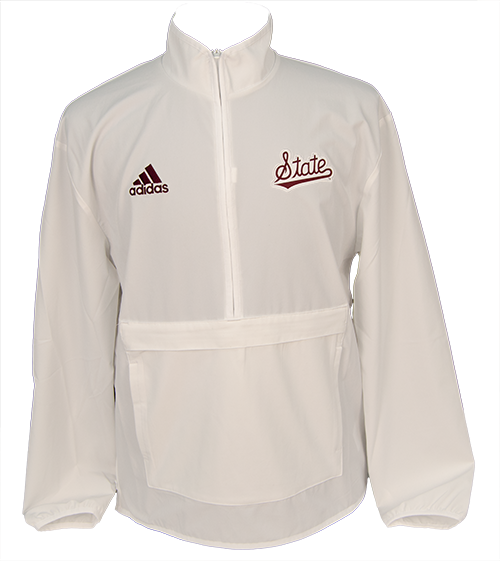 Pullover Men's Jacket Quarter Zip Script State