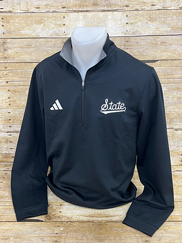Adidas Men's Pullover Quarter Zip Jacket Script State