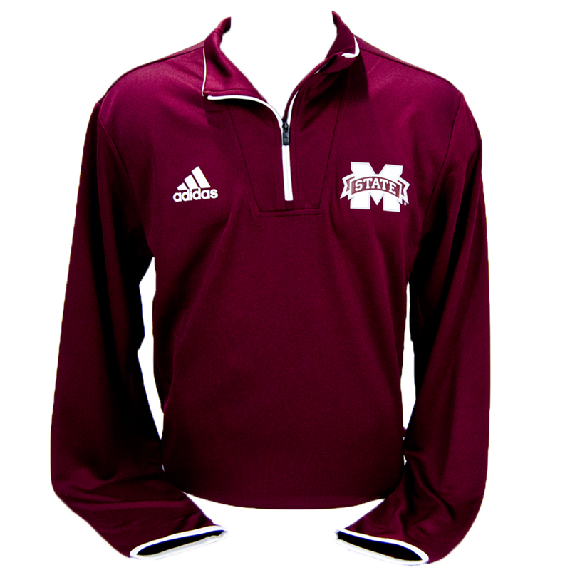 Adidas Pullover Men's Quarter Zip Knit Team Iconic M-State