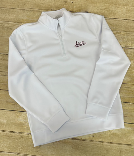 Cutter & Buck Pullover Men's Quarter Zip Performance Lift Script State