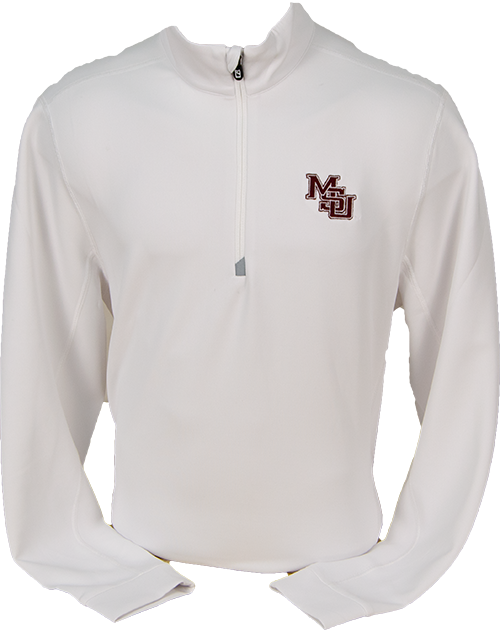 Cutter & Buck Pullover Men's Quarter Zip Traverse MSU Interlock