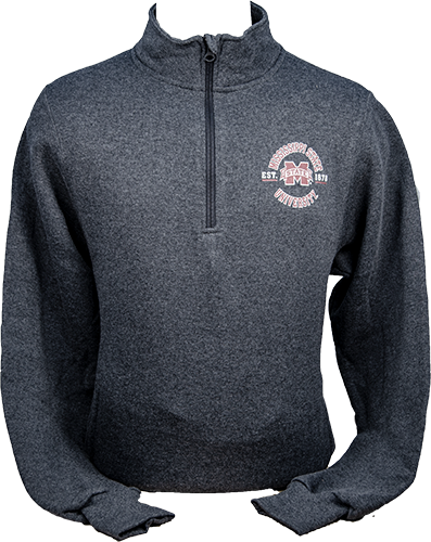 Pullover Quarter Zip Cadet Collar M-State