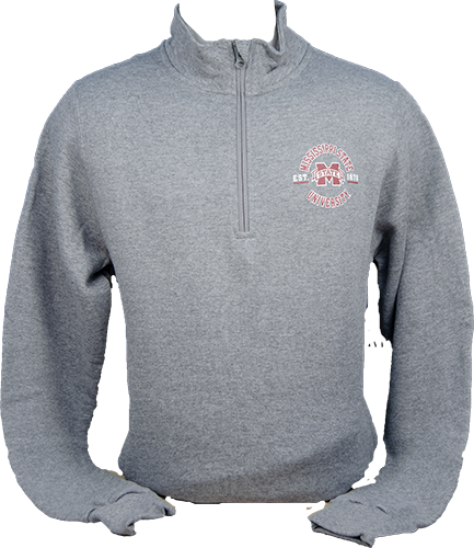 Pullover Quarter Zip Cadet Collar M-State