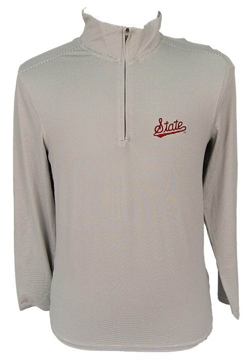 Pullover Twine Pinstripe Script State
