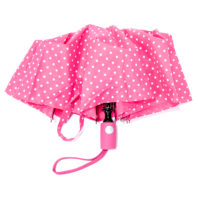 Rainwr Umbr Mini Folding Polka Dot