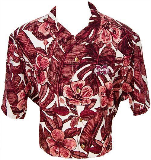Tommy Bahama Camp Shirt Floral Lush M-State