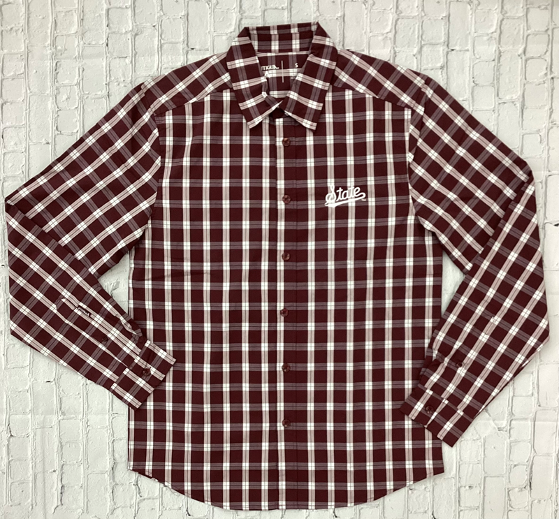 Shirt Men's Carry Crossed Straps Pattern Script State