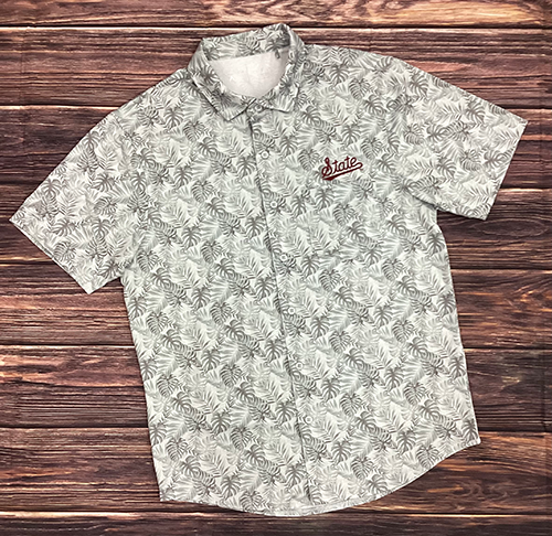 Men's Short Sleeve Dress Shirt Tampa Script State