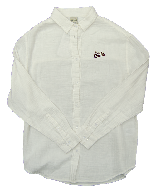 Shirt Women's Long Sleeve Leisure  Script State