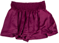 Women's Short Smocked Elastic Band