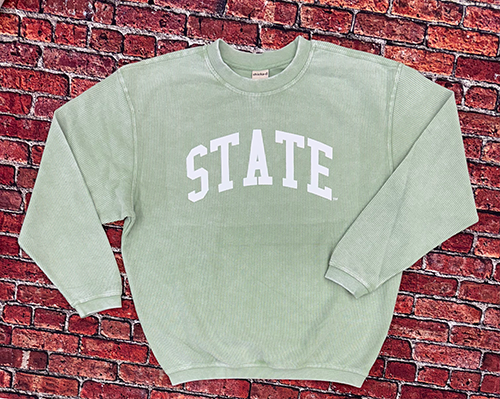 Sweatshirt Crew Cord Mississippi State Arch