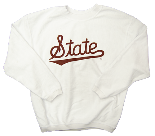 Sweatshirt Crew Corded Script State