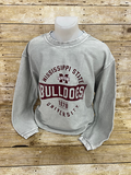 Sweatshirt Crew Corded Bulldogs 1878 University M-State
