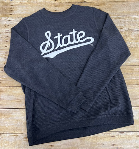 Sweatshirt Crew Cord Script State