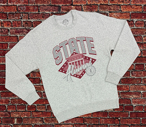 Sweatshirt Crew State Old Main Alumni Seal