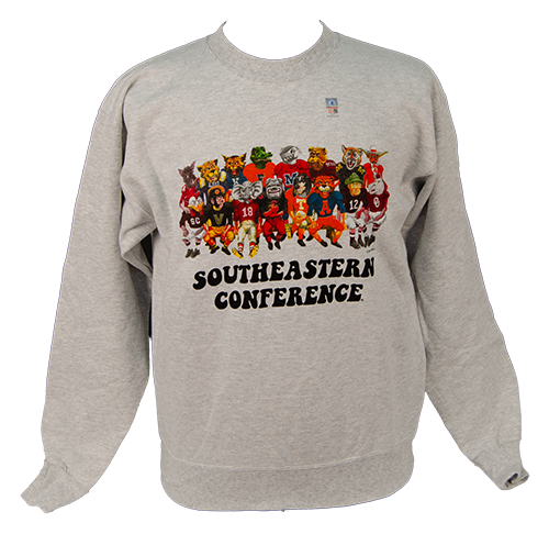 Sweatshirt Crew SEC Family  16 Mascots