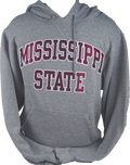 Sweatshirt Hooded Applique Maroon