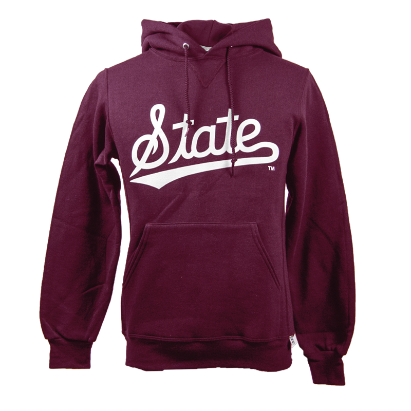 Sweatshirt Hooded Script State
