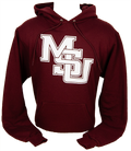 Sweatshirt Hooded Powerblend MSU Interlock