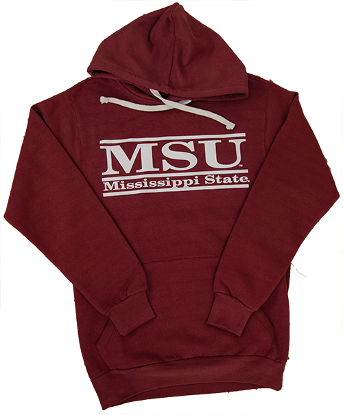 Sweatshirt Hooded Vintage MSU