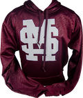 Sweatshirt Hooded Performance Embossed M-Over-S