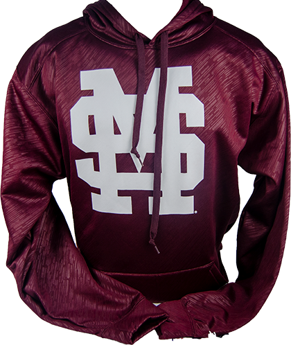 Sweatshirt Hooded Performance Embossed M-Over-S