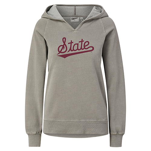 Sweatshirt Women's Hooded Coastal Script State
