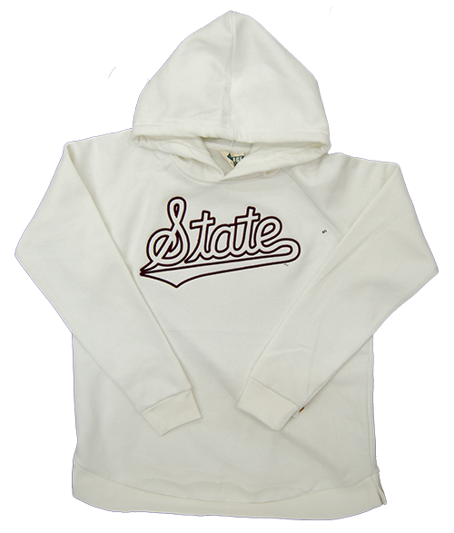 Sweatshirt Women's Hooded Vintage Script State