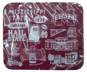 Jardine Assoc Tech Mouse Pad Impressions M-State Hail State Buildings Various Logos
