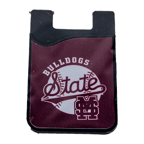 Jenkins Enterprises Tech Phone Id Holder Baseball State Script M-Over-S Bulldogs