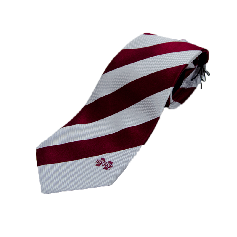 Tie Men's Woven Regiment Diagonal Stripe M-State