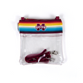 Desden By Landes, Inc. Tailgate Crsbdy Clear Retro Rainbow Strp M-State