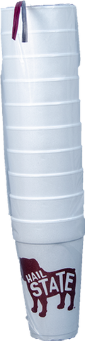 Maddesign Tailgate Cups Styrfm 10Pk Stndg Bulldog Hail State