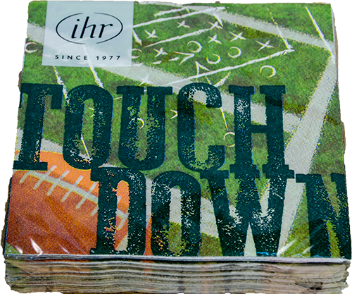 Boston International Tailgate Napkin 20Pk Cocktail Touchoodedown Football Fld