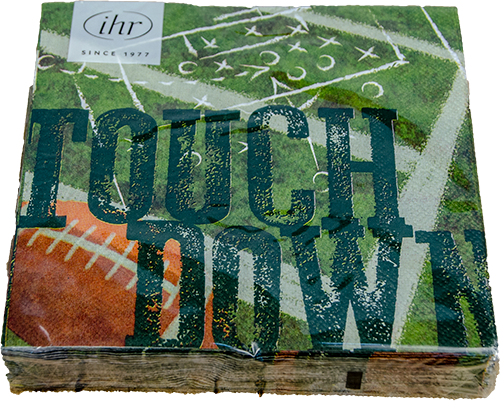 Boston International Tailgate Napkin 2Opk Luncheon Touchoodedown Football Fld