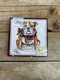 Boston International Tailgate Napkins Bev 20Pk Its A Strakville Thing Realistic Bulldog