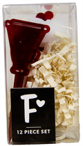 Friendlily Press Tailgate Picks Food 12Pk Bulldogs White Megaphone #1 Glove