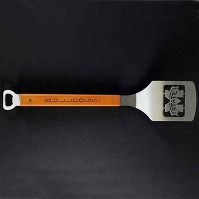 Sportula/You The Fan!/Wildman Corp Tailgate Spatula Wd Hndl M-State Cut Out- Bulldogs Wood Hndl