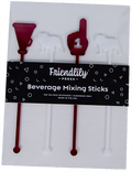 Friendlily Press Tailgate Stirrers Beverage 4Pk Bulldogs White Megaphone #1 Glove
