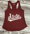 Tank Top Women's Racerback Script State