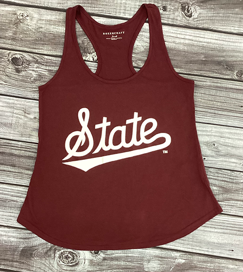 Tank Top Women's Racerback Script State