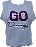 Tank Top Women's Knot Go Dawgs
