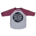 Toddler Quarter Length Raglan Mississippi State Baseball