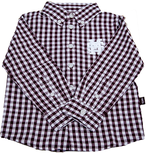 Toddler Buttondown Lucas Gingham  M-Over-S